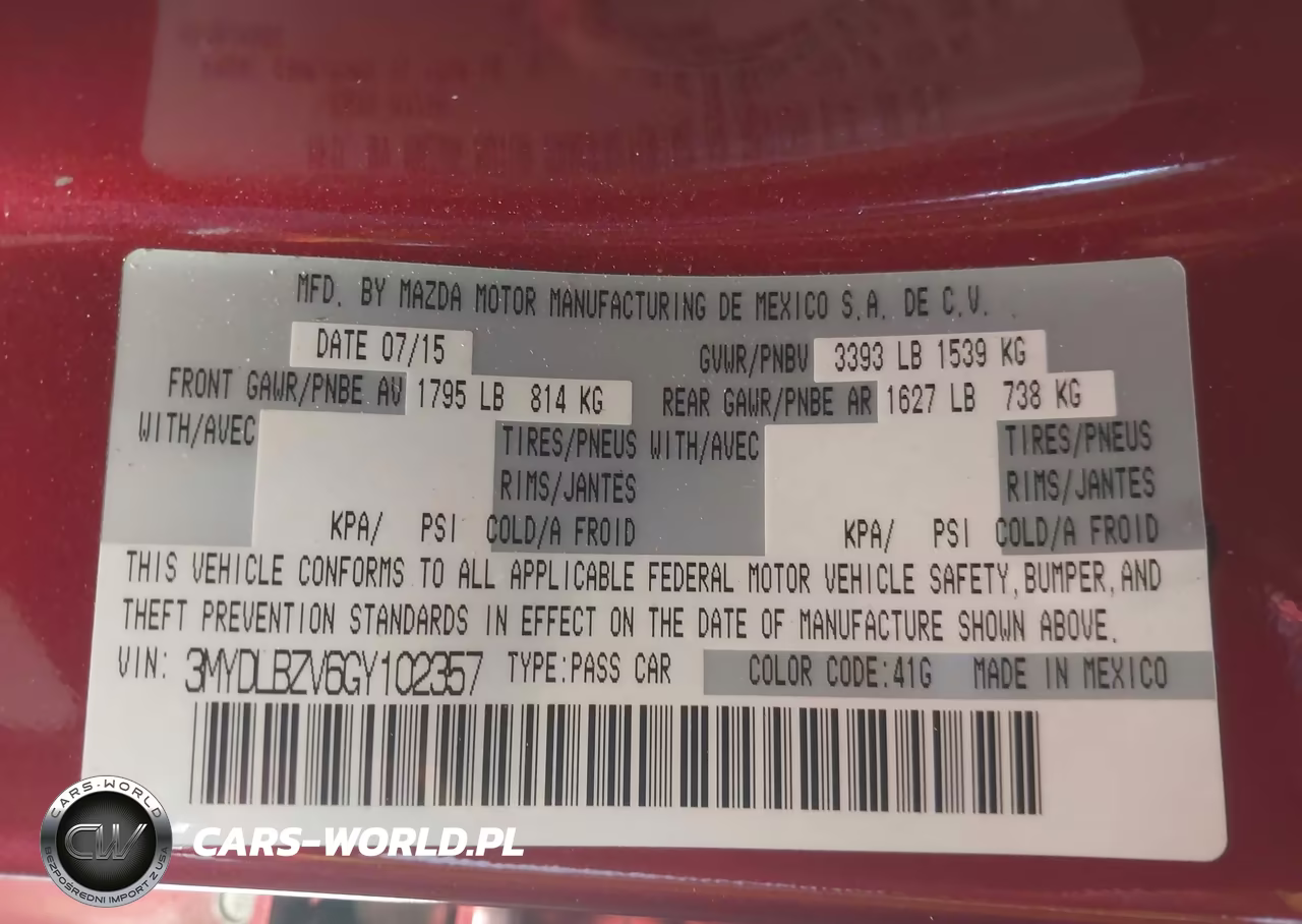 2016 Scion Ia VIN:3MYDLBZV6GY102357 - 9