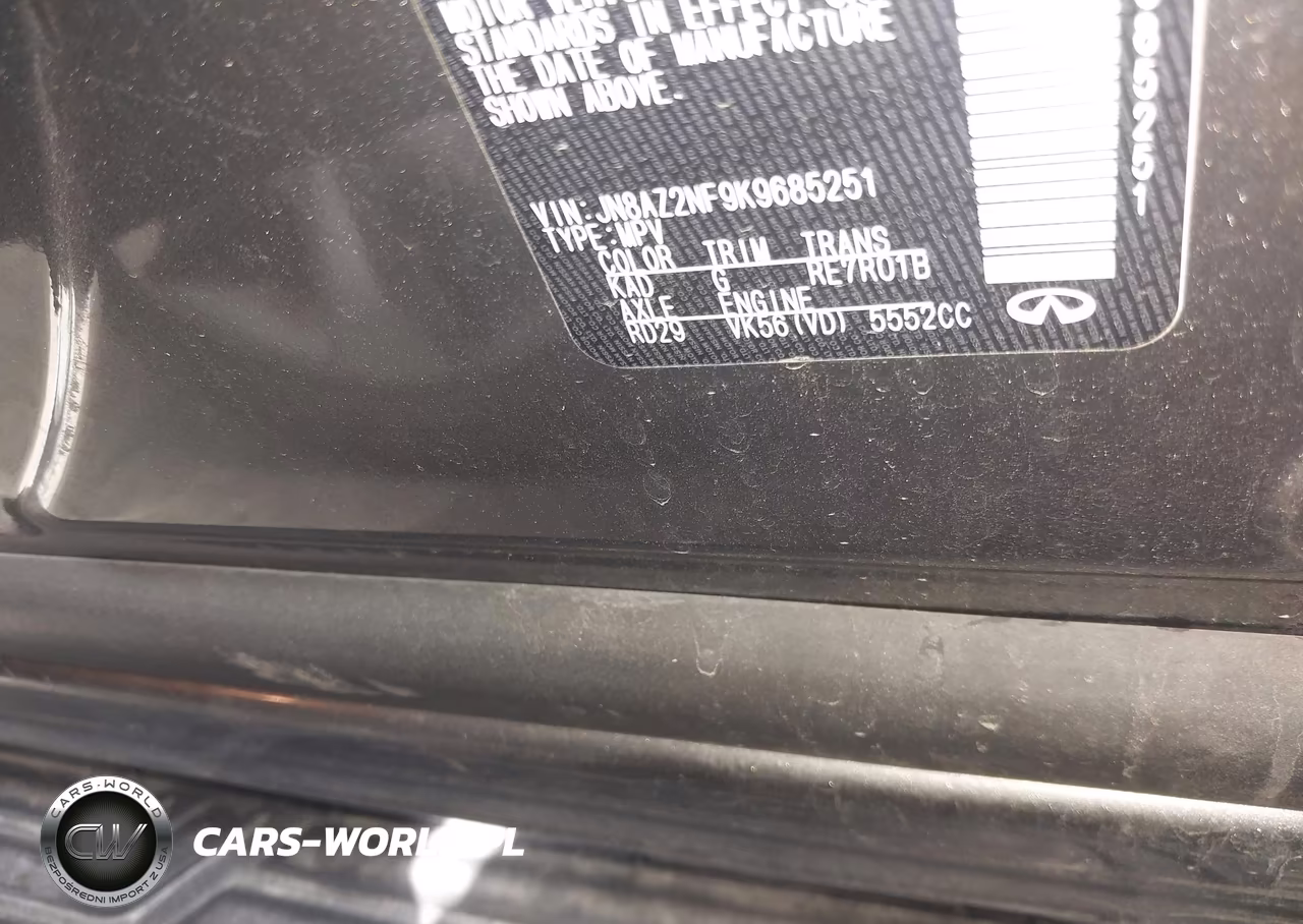 2019 Infiniti Qx80 Luxe VIN:JN8AZ2NF9K9685251 - 9