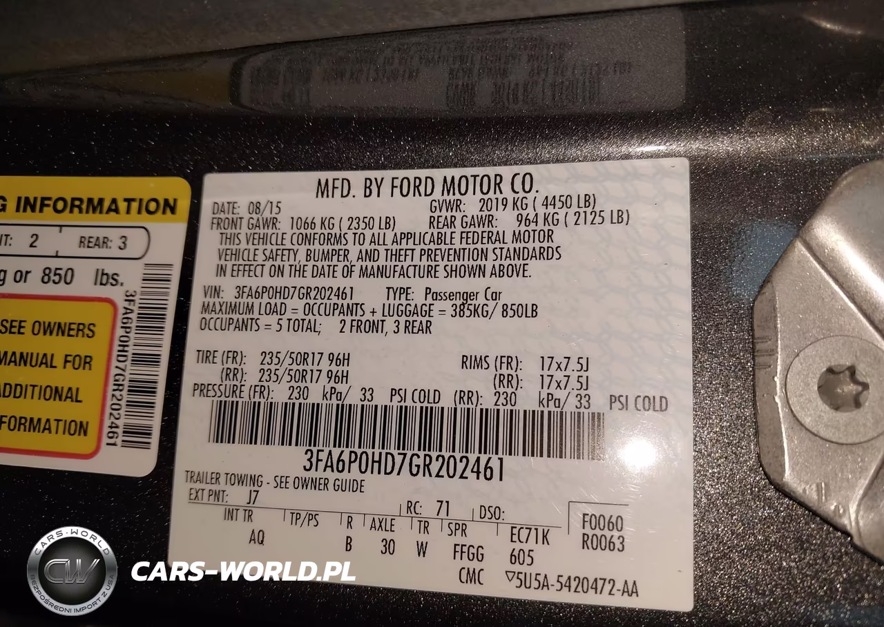 2016 Ford Fusion Se VIN:3FA6P0HD7GR202461 - 9