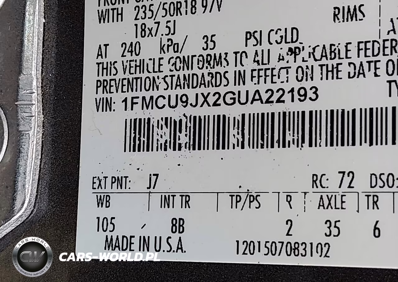 2016 Ford Escape Titanium VIN:1FMCU9JX2GUA22193 - 9