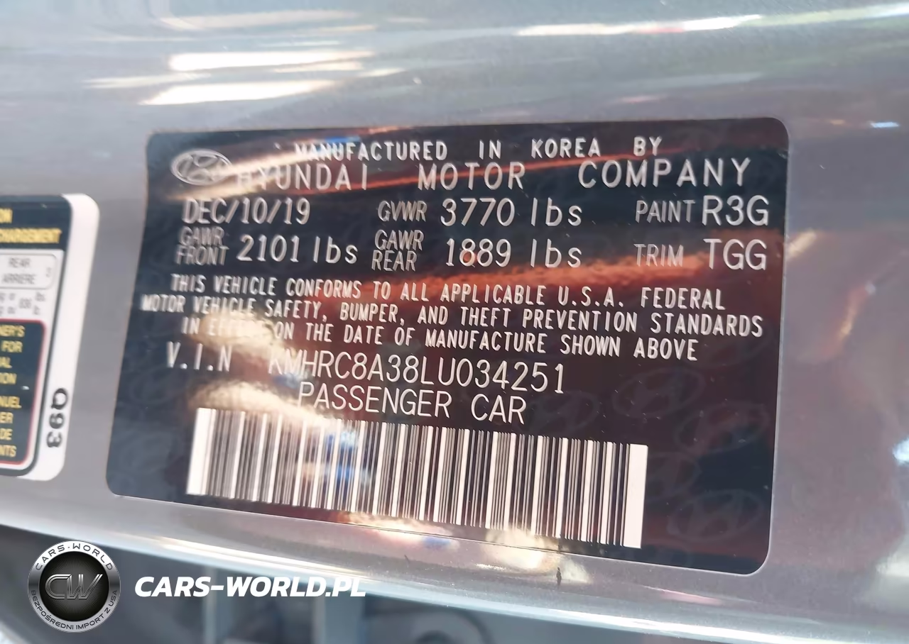 2020 Hyundai Venue Sel VIN:KMHRC8A38LU034251 - 9