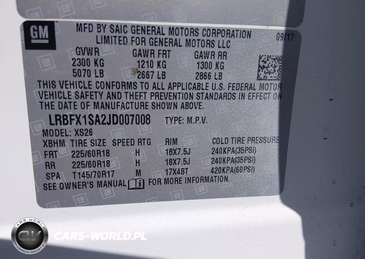 2018 Buick Envision Essence VIN:LRBFX1SA2JD007008 - 9