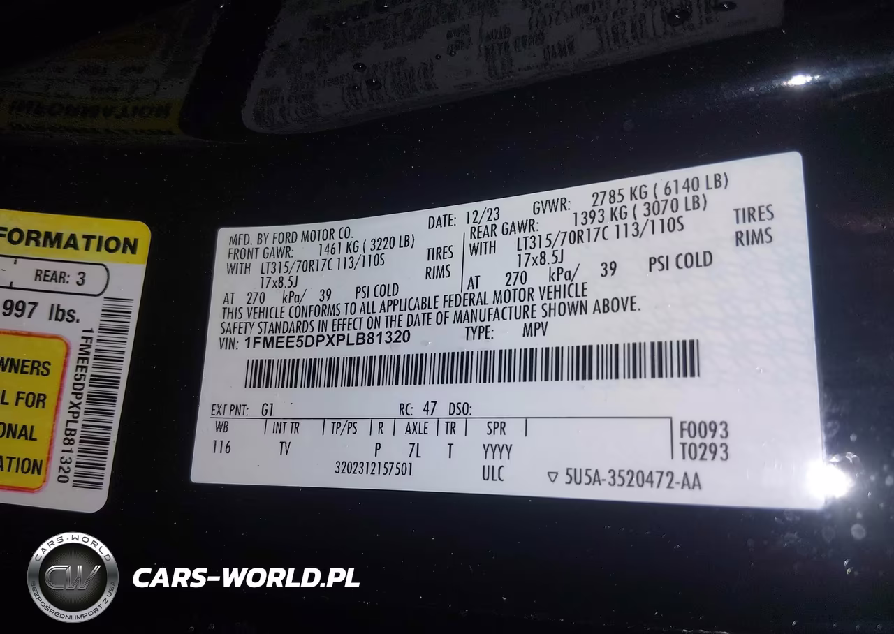 2023 Ford Bronco Wildtrak VIN:1FMEE5DPXPLB81320 - 9
