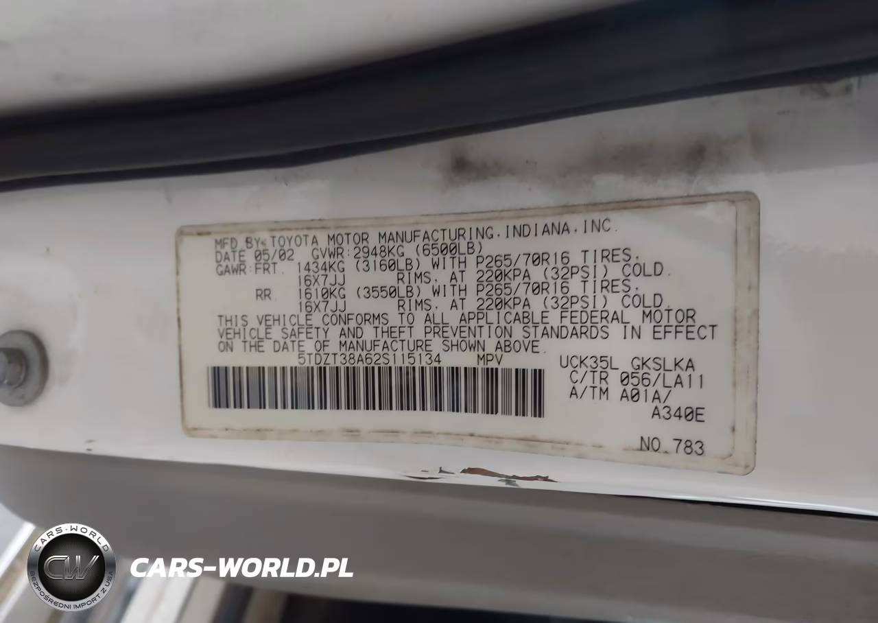 2002 Toyota Sequoia Limited V8 VIN:5TDZT38A62S115134 - 9