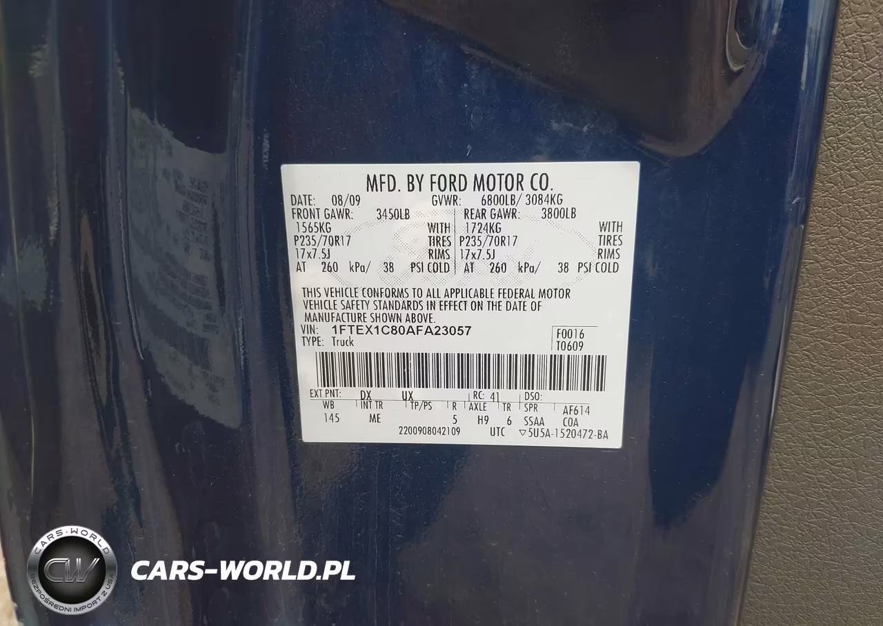 2010 Ford F-150 Xlt VIN:1FTEX1C80AFA23057 - 9