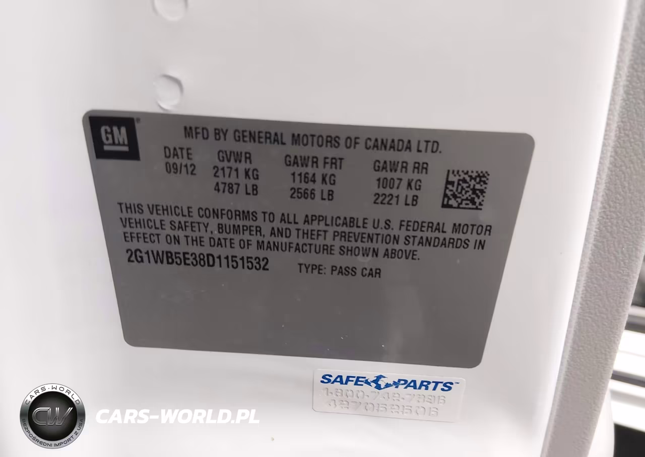 2013 Chevrolet Impala Lt VIN:2G1WB5E38D1151532 - 9