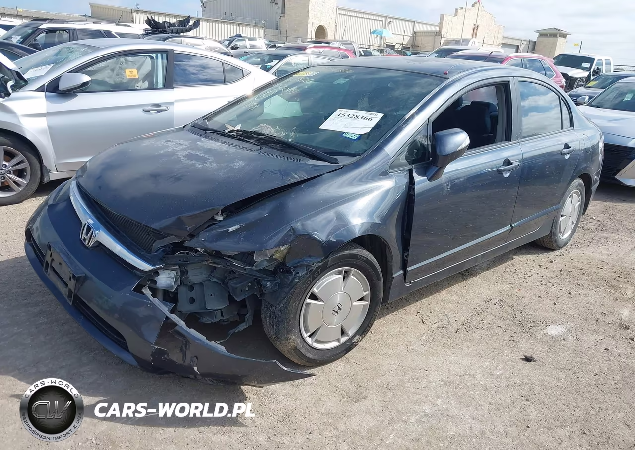 2008 Honda Civic Hybrid VIN:JHMFA36278S021878 - 2