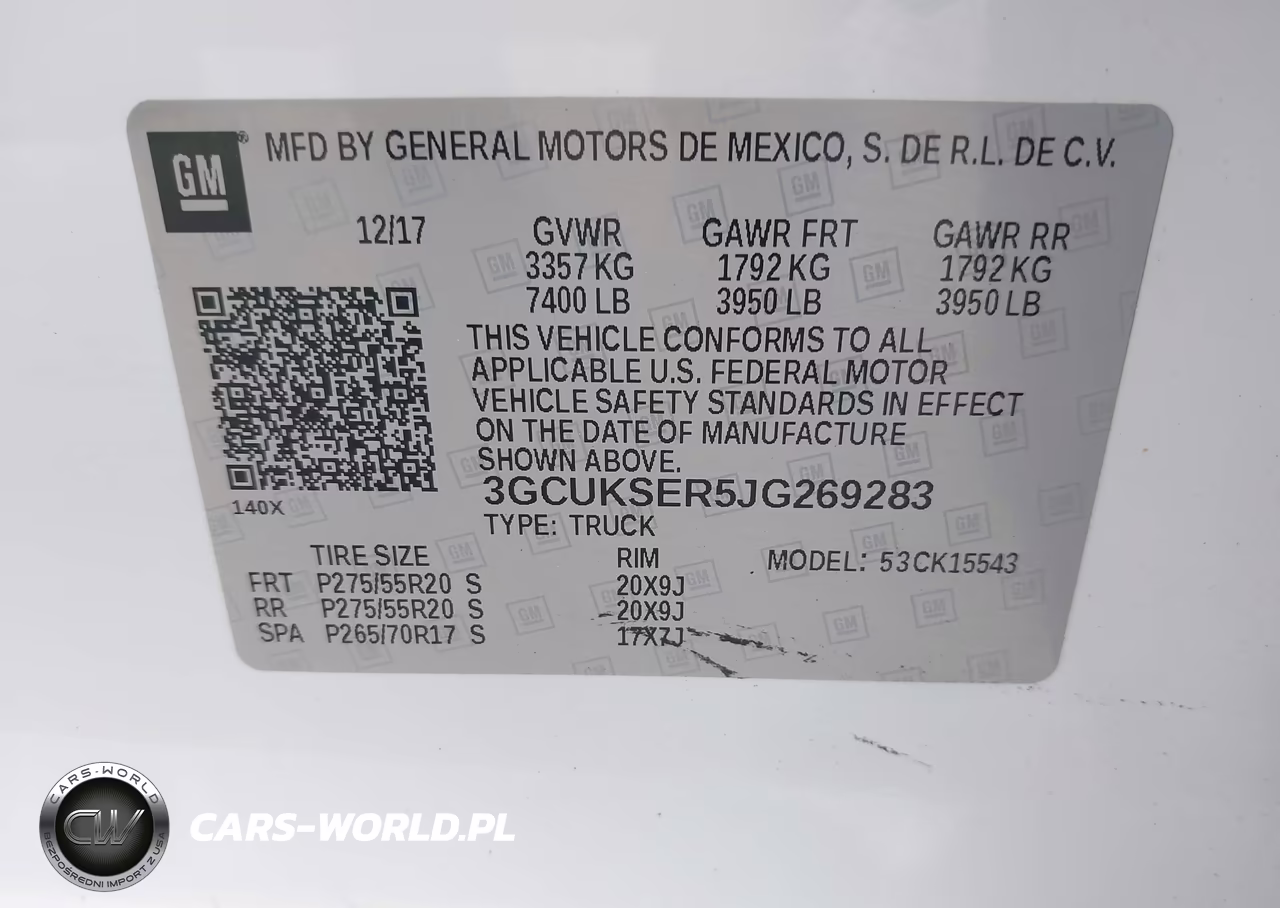 2018 Chevrolet Silverado 1500 Ltz VIN:3GCUKSER5JG269283 - 9