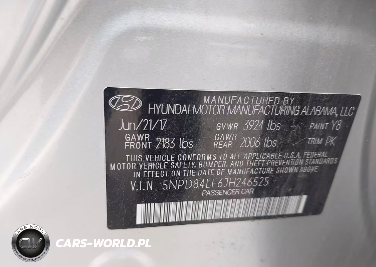 2018 Hyundai Elantra Sel VIN:5NPD84LF6JH246525 - 9