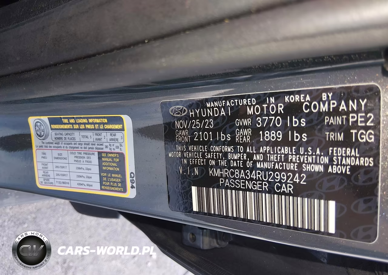 2024 Hyundai Venue Sel VIN:KMHRC8A34RU299242 - 9
