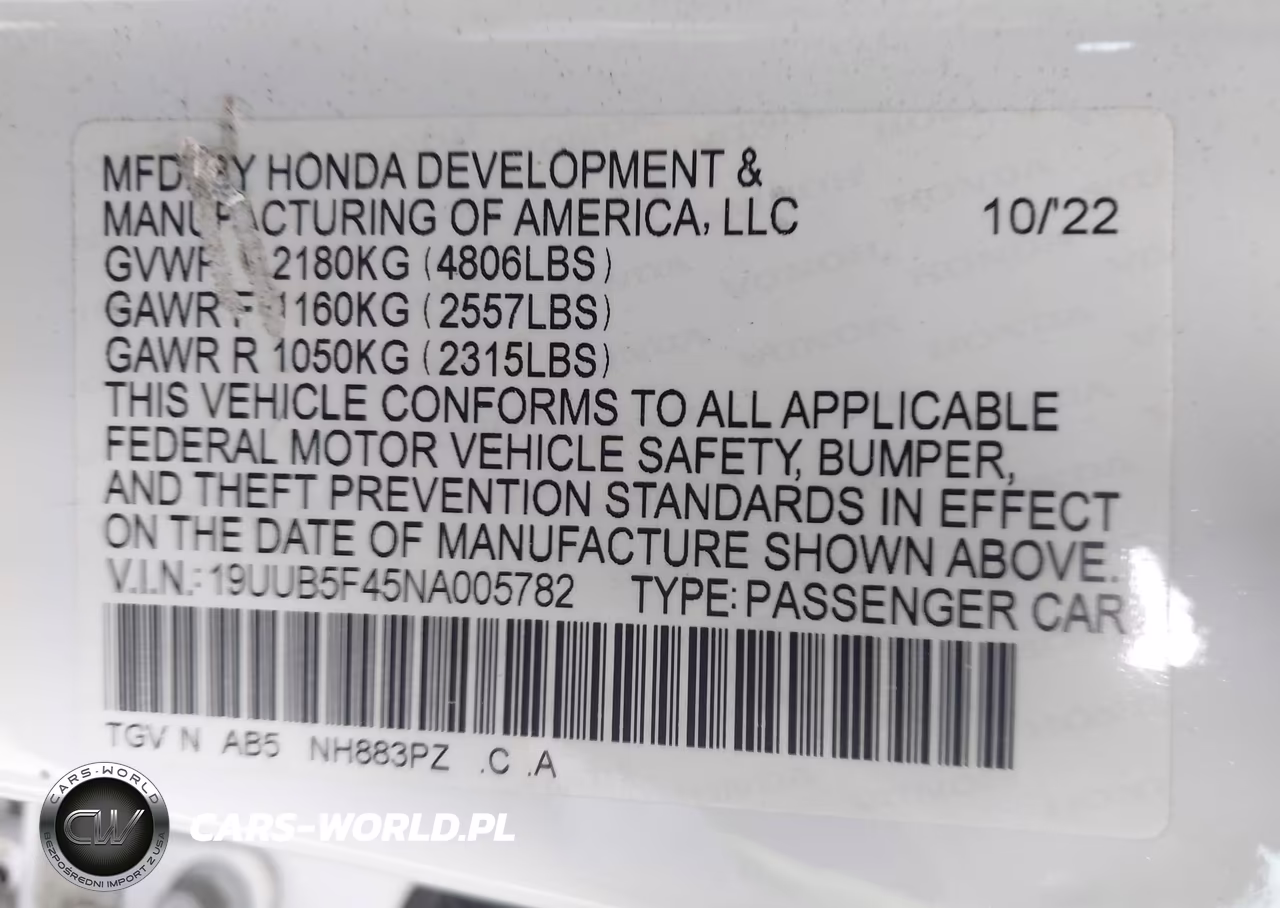 2022 Acura Tlx Technology Package VIN:19UUB5F45NA005782 - 9