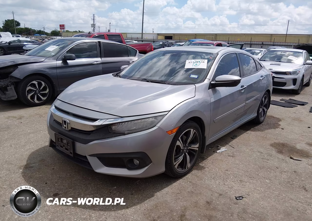 2016 Honda Civic Touring VIN:19XFC1F91GE001222 - 2