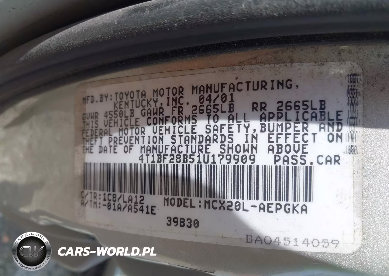 2001 Toyota Avalon Xls VIN:4T1BF28B51U179909 - 9