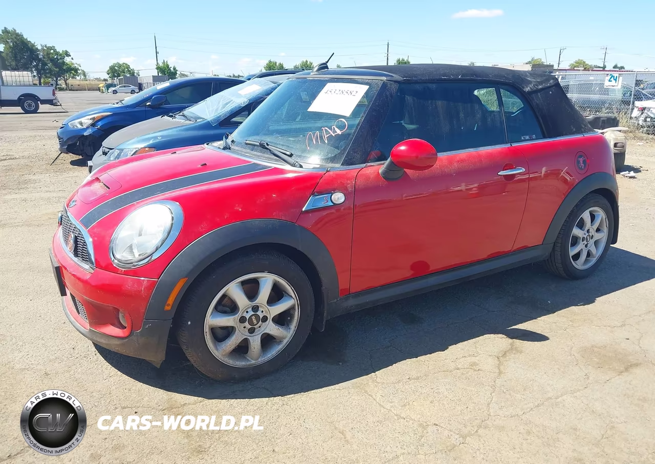 2010 Mini Cooper S VIN:WMWMS3C56ATZ85485 - 2