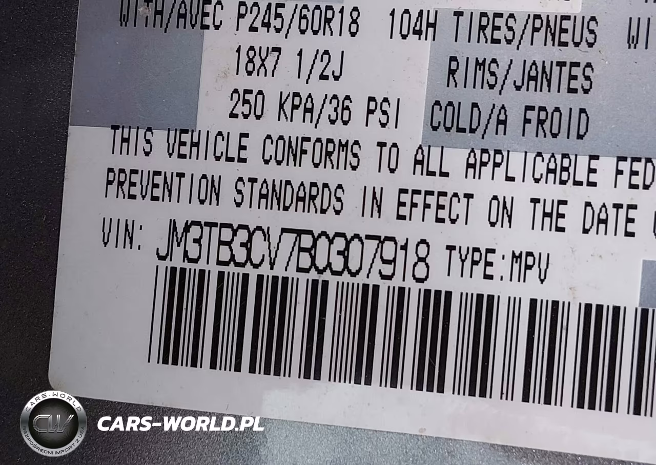 2011 Mazda Cx-9 Touring VIN:JM3TB3CV7B0307918 - 9