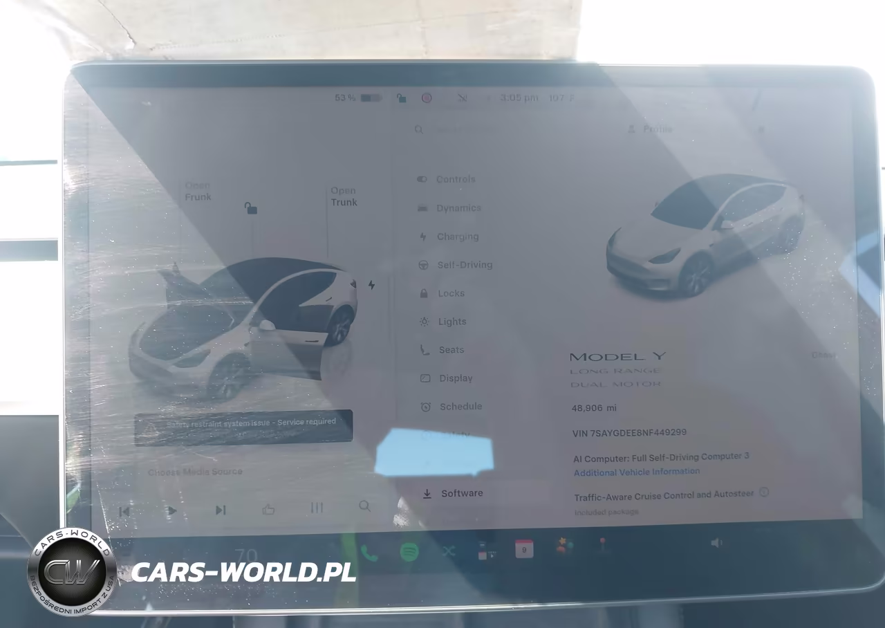 2022 Tesla Model Y Long Range Dual Motor All-Wheel Drive VIN:7SAYGDEE8NF449299 - 7