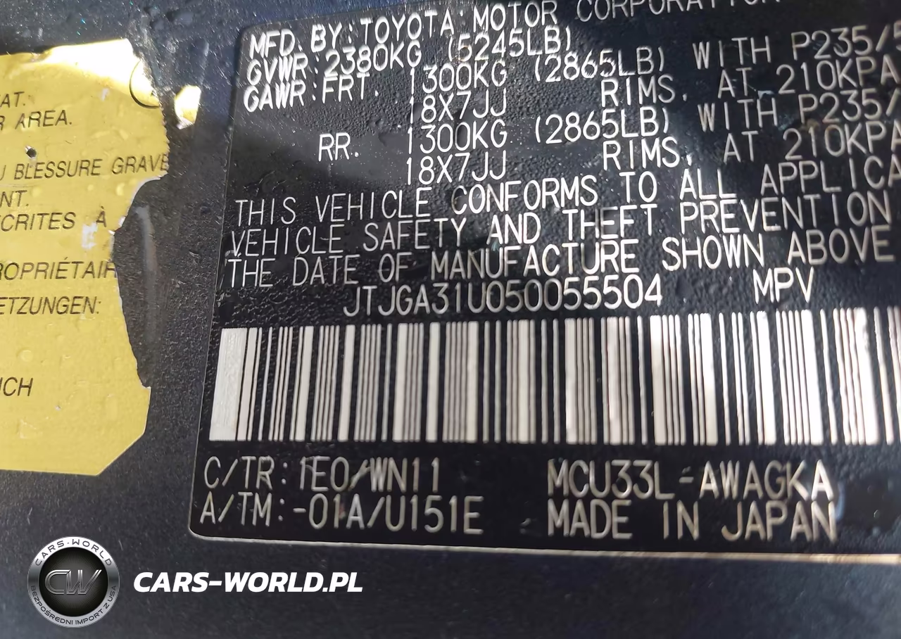 2005 Lexus Rx 330 VIN:JTJGA31U050055504 - 9