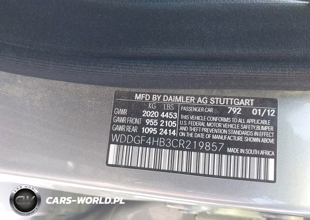 2012 Mercedes-Benz C 250 Sport VIN:WDDGF4HB3CR219857 - 9