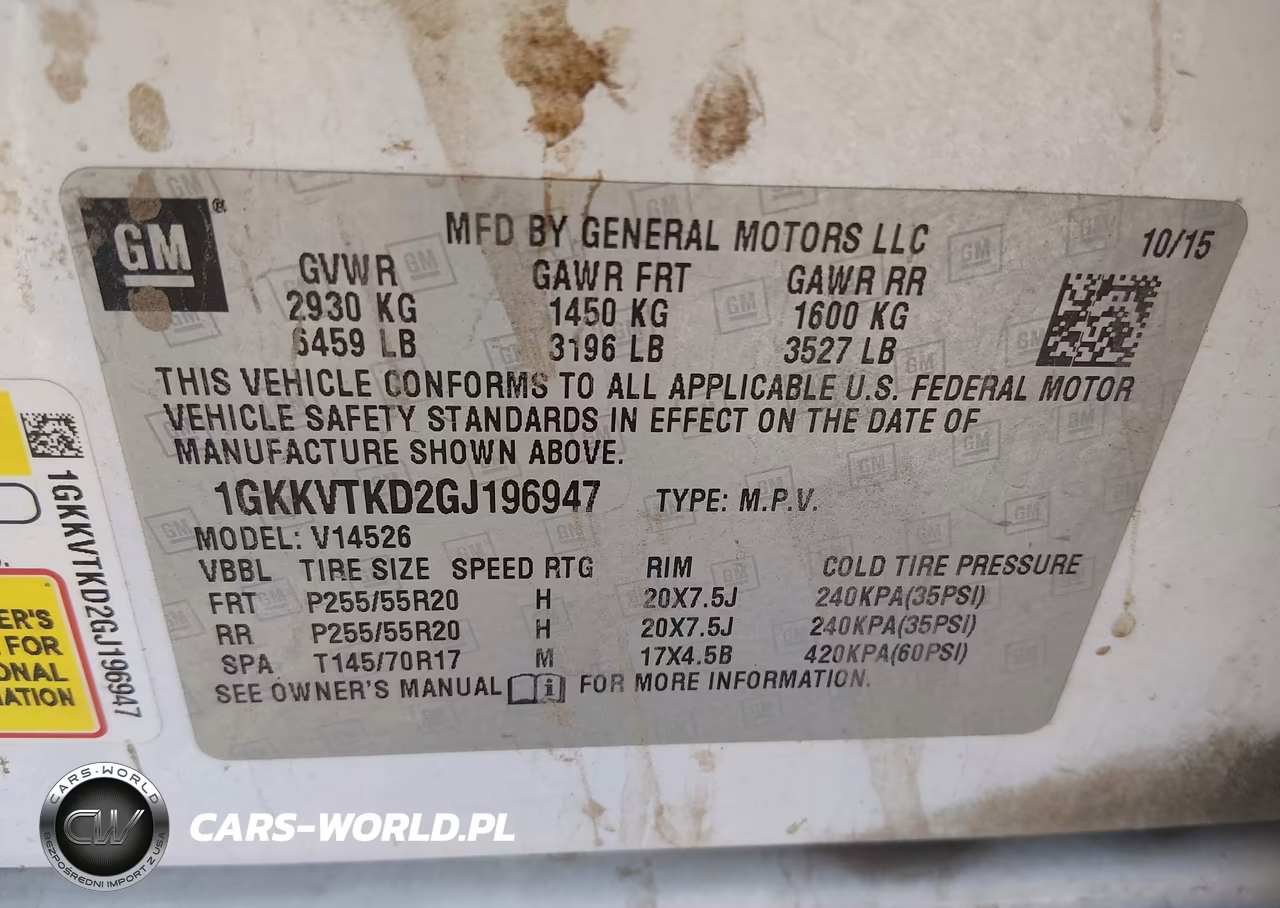 2016 GMC Acadia Denali VIN:1GKKVTKD2GJ196947 - 9