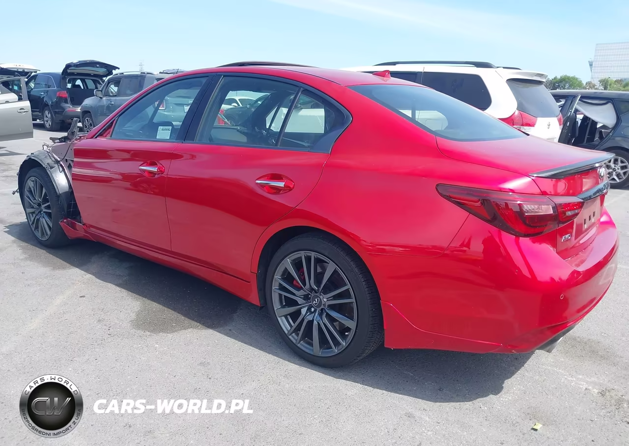 2024 Infiniti Q50 Red Sport 400 Awd VIN:JN1FV7DR4RM680538 - 3
