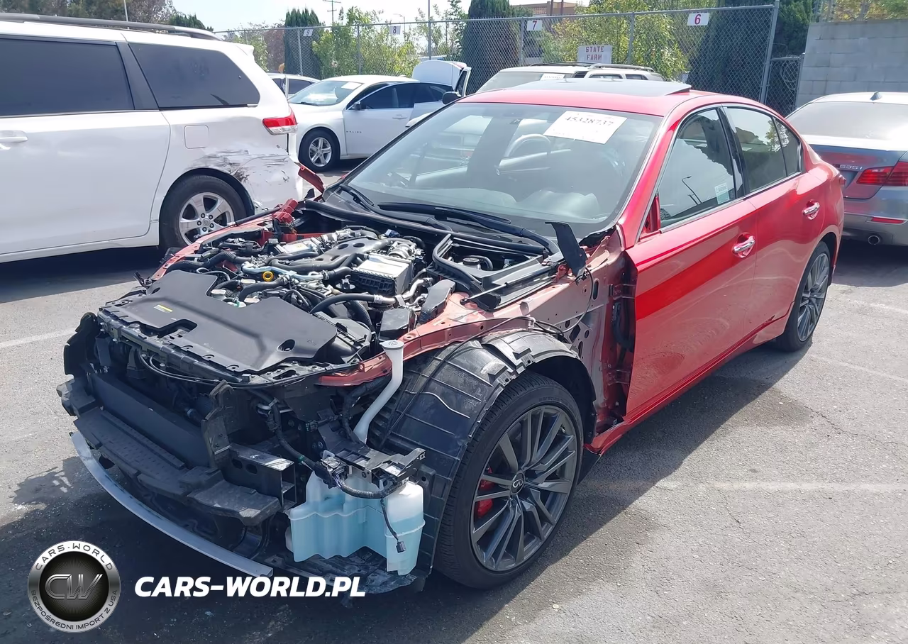2024 Infiniti Q50 Red Sport 400 Awd VIN:JN1FV7DR4RM680538 - 6