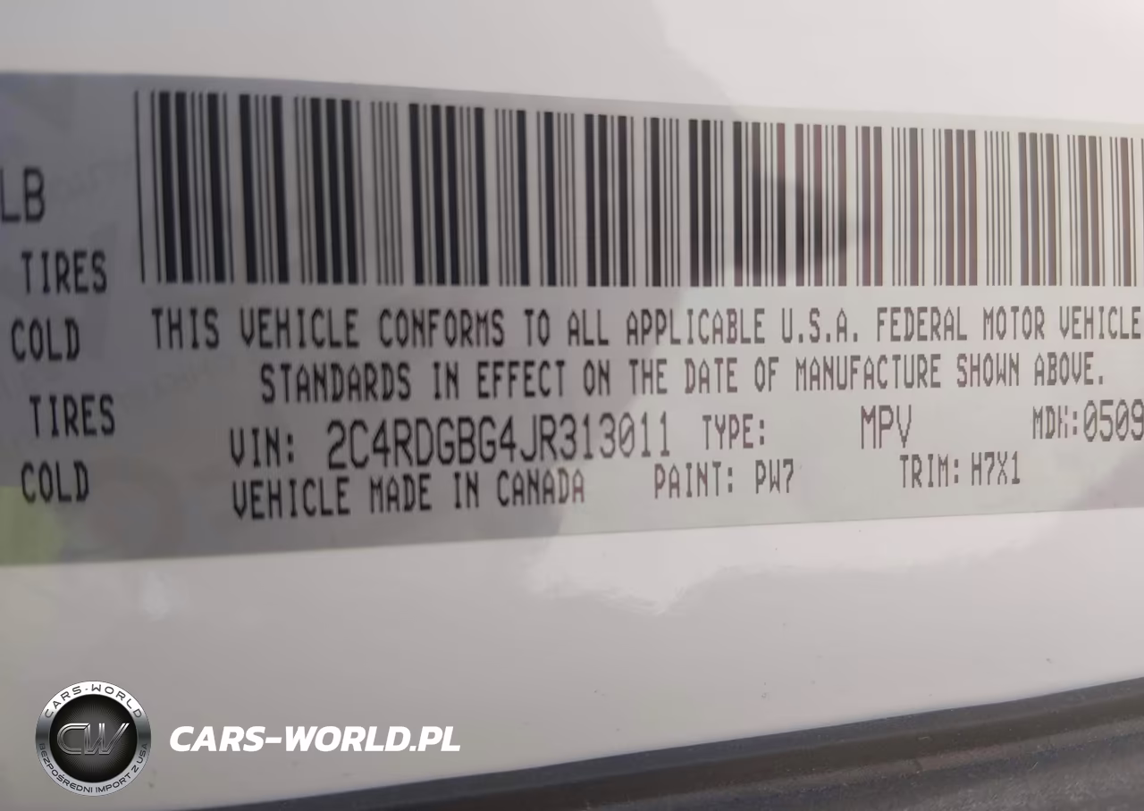 2018 Dodge Grand Caravan Se VIN:2C4RDGBG4JR313011 - 9