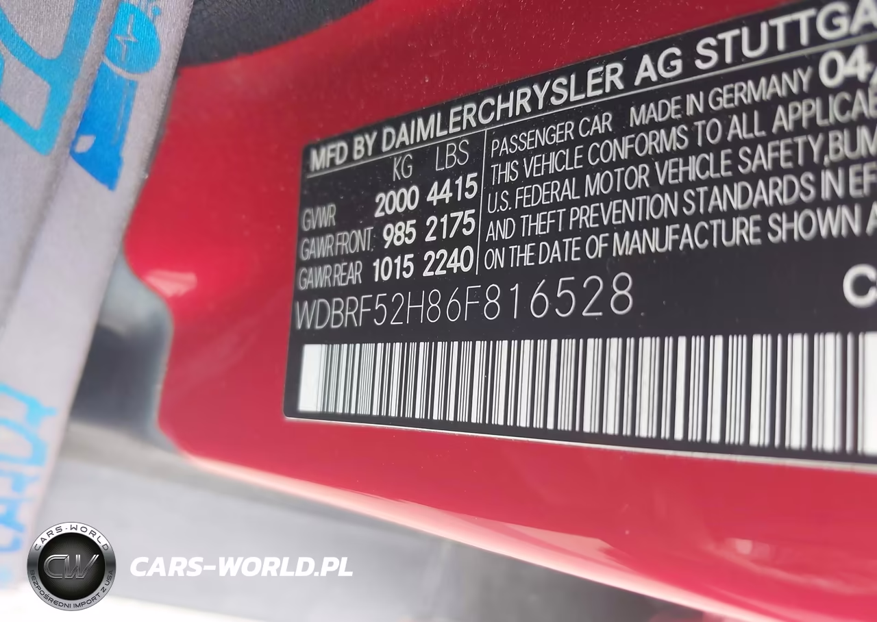 2006 Mercedes-Benz C-Class Sport VIN:WDBRF52H86F816528 - 9