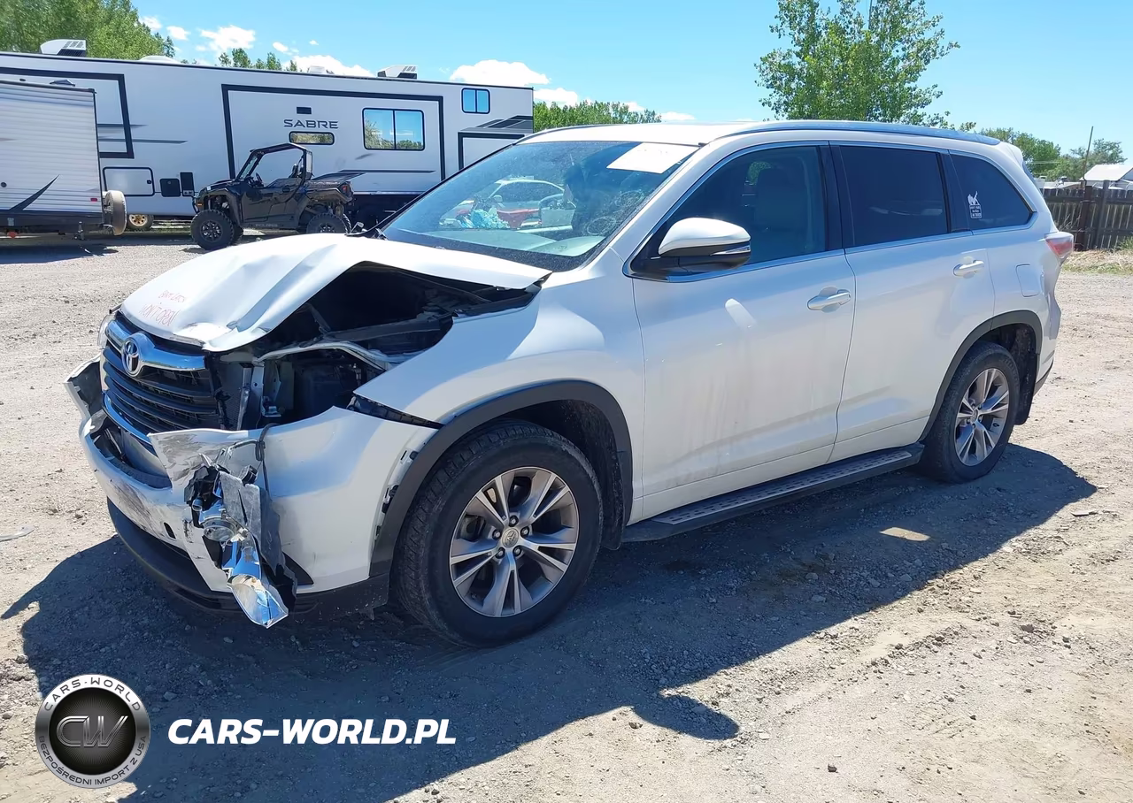 2015 Toyota Highlander Xle V6 VIN:5TDJKRFHXFS094295 - 2