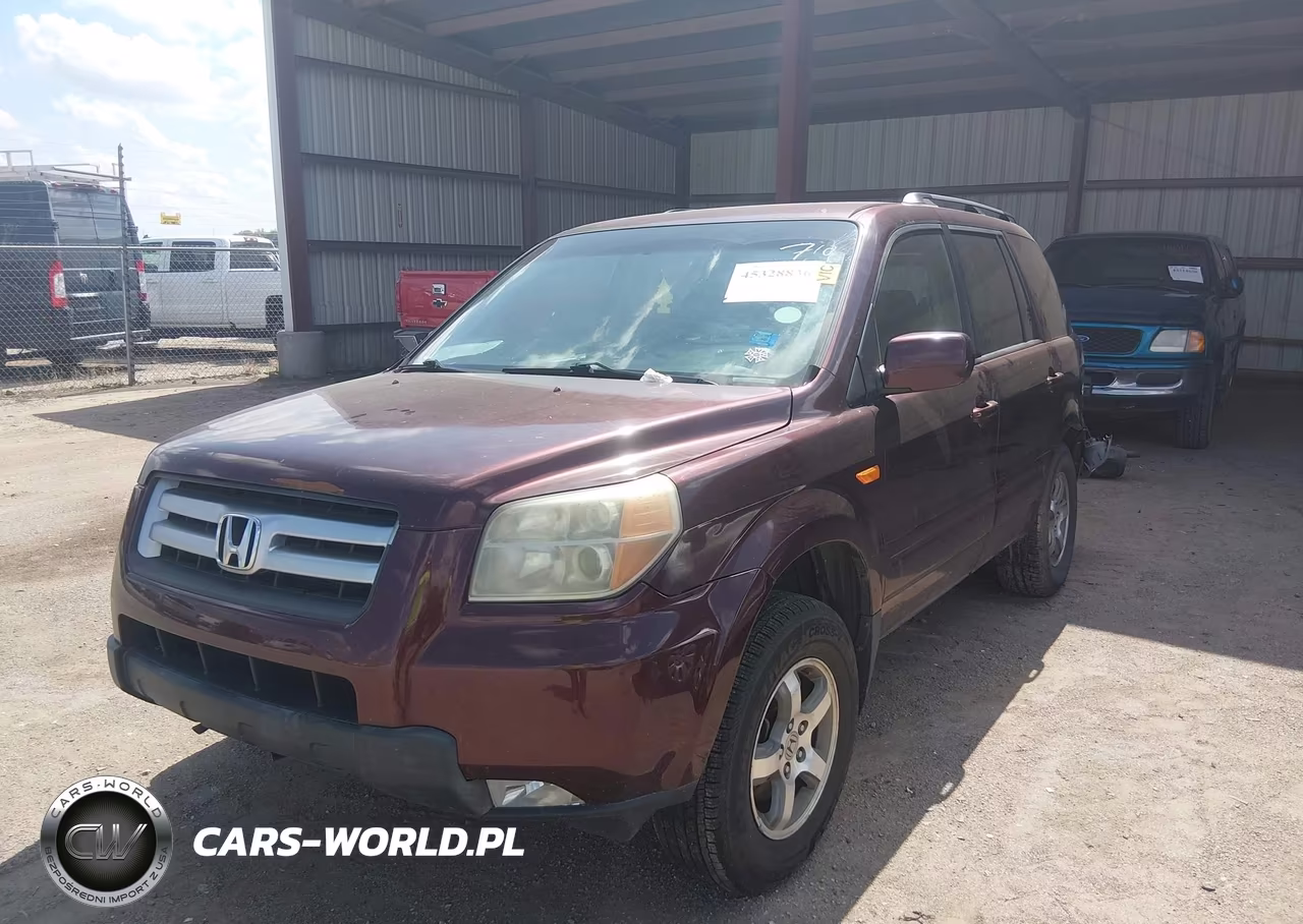 2007 Honda Pilot Ex VIN:2HKYF18457H538379 - 2