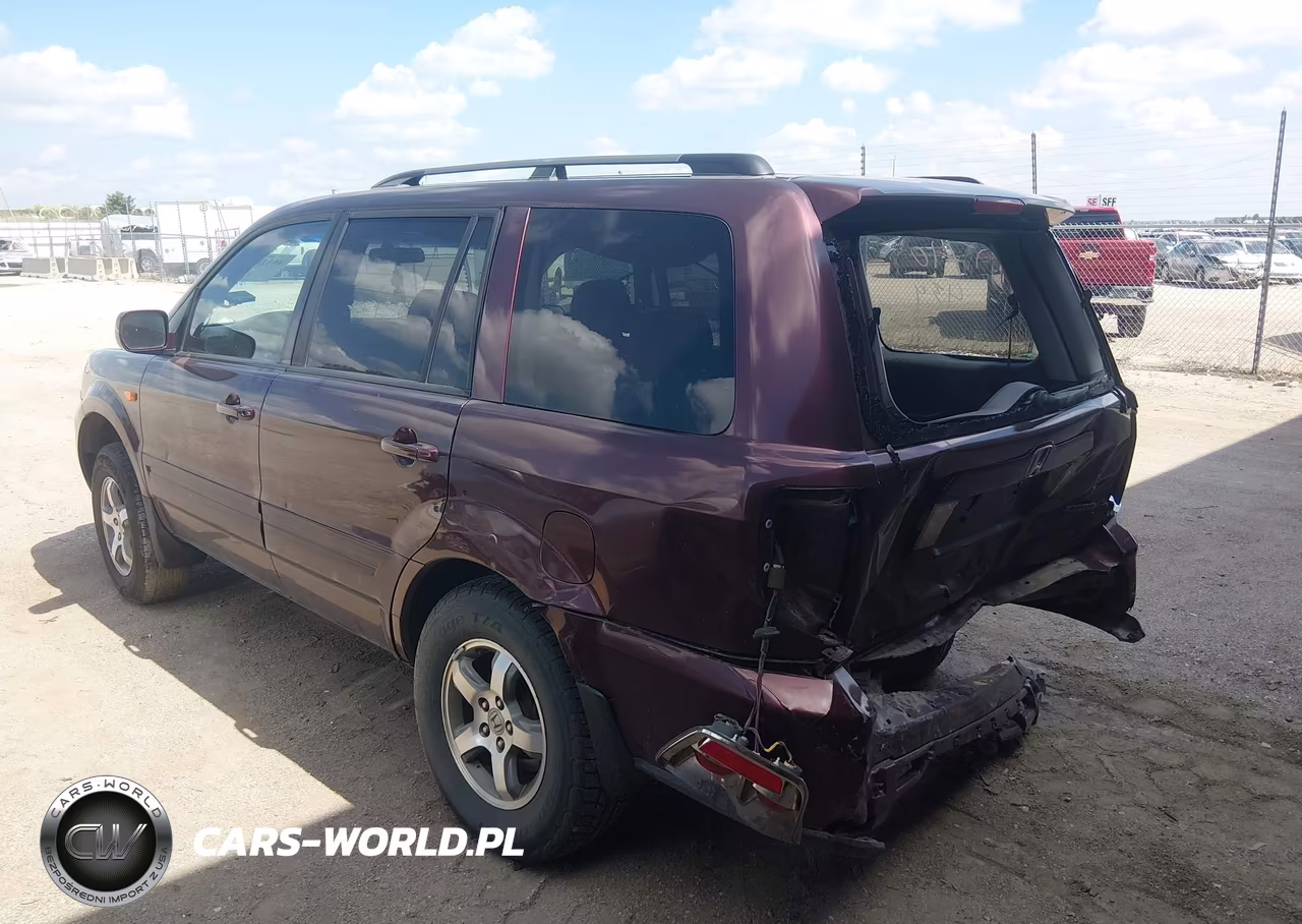 2007 Honda Pilot Ex VIN:2HKYF18457H538379 - 3