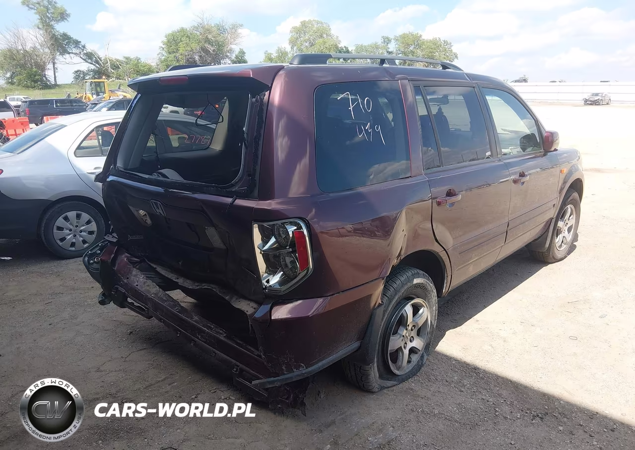 2007 Honda Pilot Ex VIN:2HKYF18457H538379 - 4