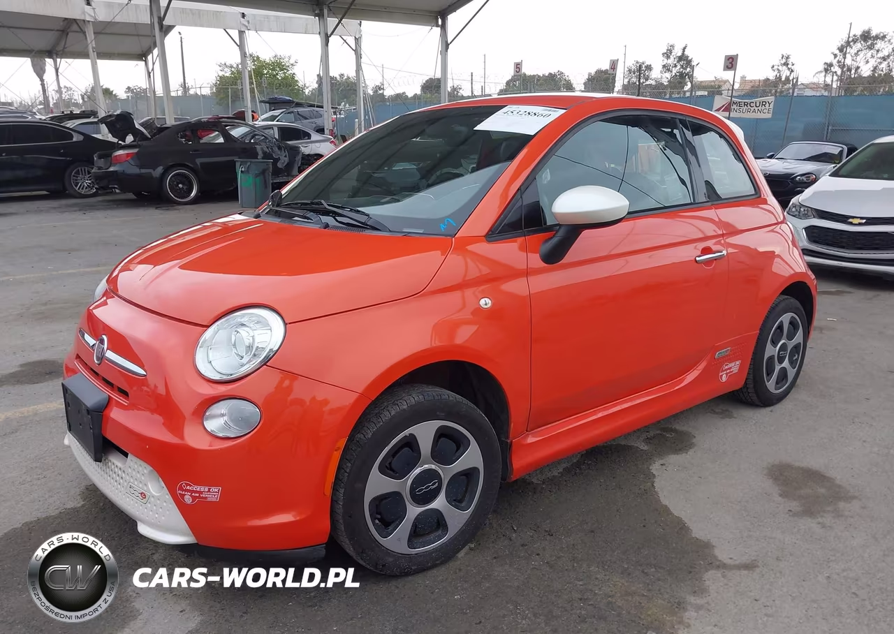 2017 Fiat 500E Battery Electric VIN:3C3CFFGE1HT547748 - 2