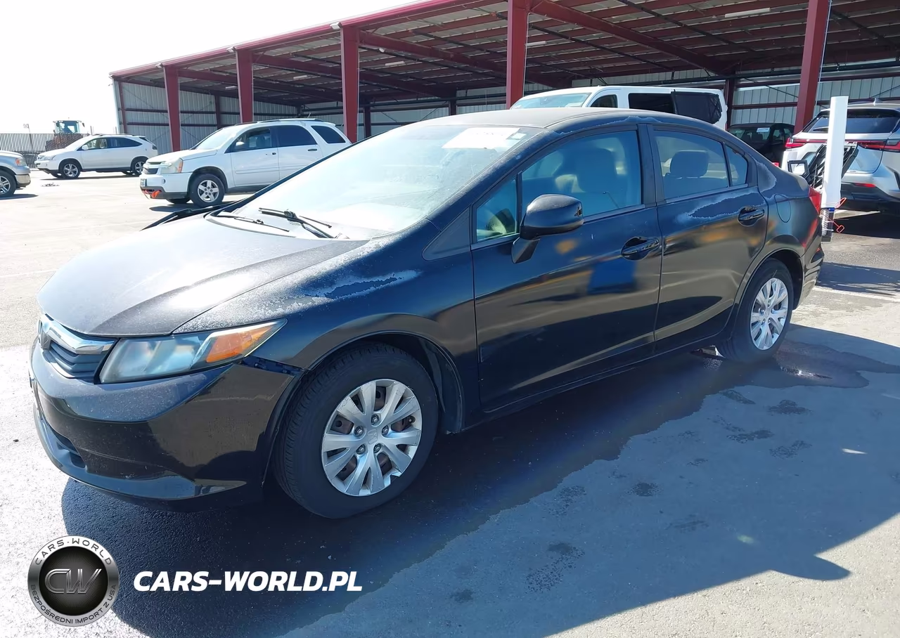 2012 Honda Civic Lx VIN:2HGFB2F5XCH590664 - 2