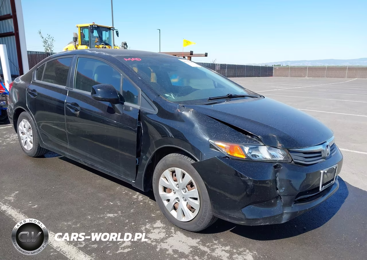 2012 Honda Civic Lx VIN:2HGFB2F5XCH590664 - 6