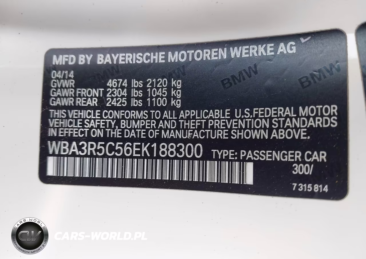 2014 BMW 435I xDrive VIN:WBA3R5C56EK188300 - 9