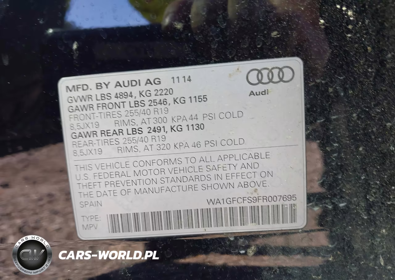 2015 Audi Q3 2.0T Premium Plus VIN:WA1GFCFS9FR007695 - 9