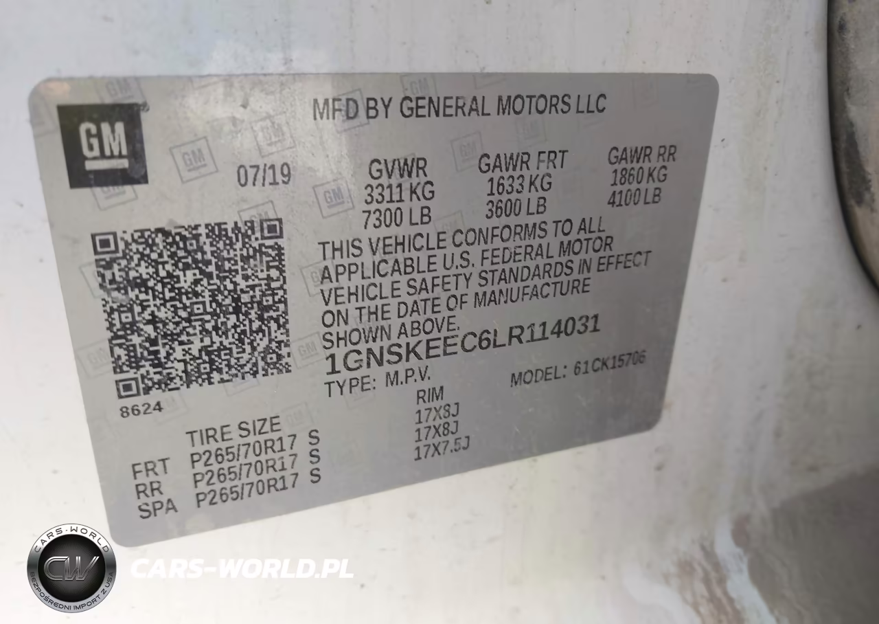 2020 Chevrolet Tahoe 4Wd Commercial Fleet VIN:1GNSKEEC6LR114031 - 9
