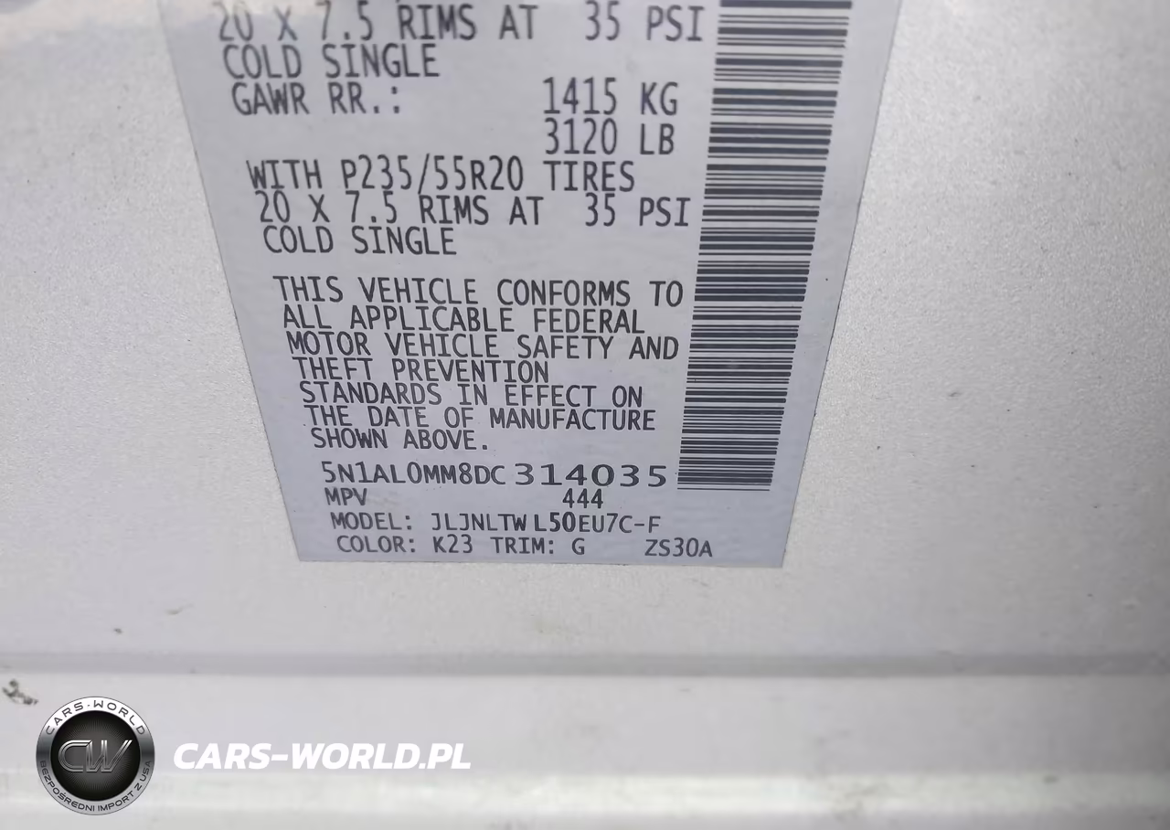 2013 Infiniti Jx35 VIN:5N1AL0MM8DC314035 - 9