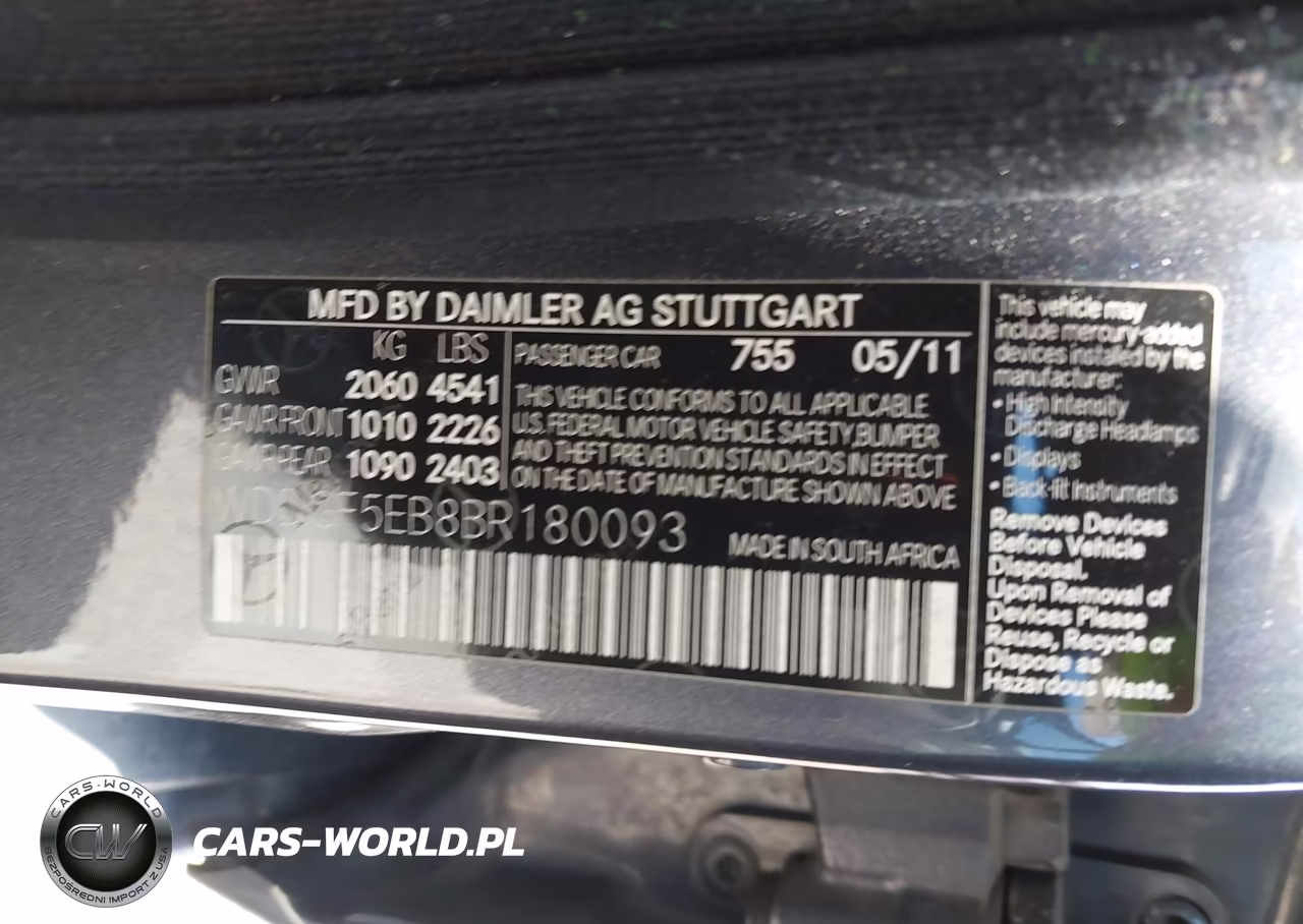 2011 Mercedes-Benz C 300 Luxury-Sport VIN:WDDGF5EB8BR180093 - 9