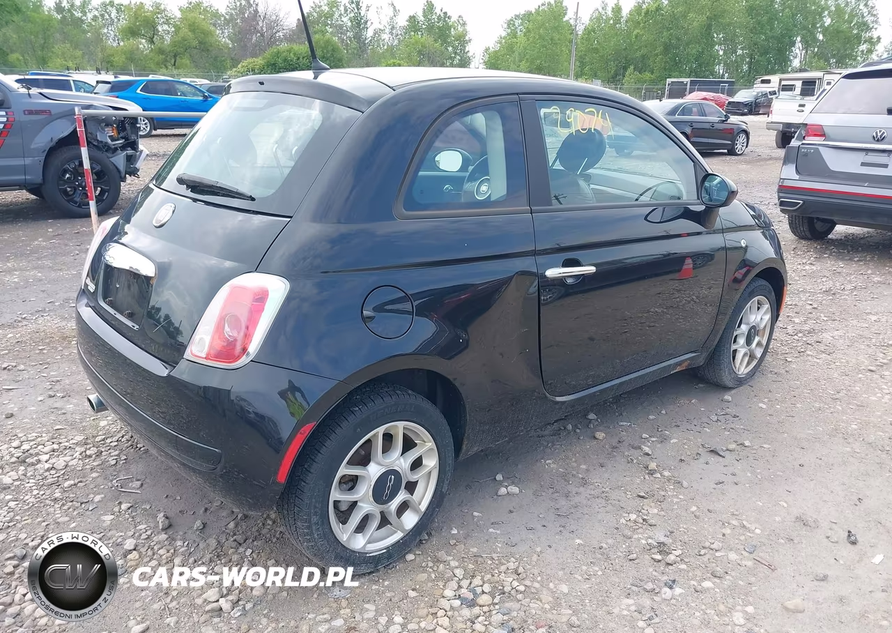 2012 Fiat 500 Pop VIN:3C3CFFAR8CT277292 - 4