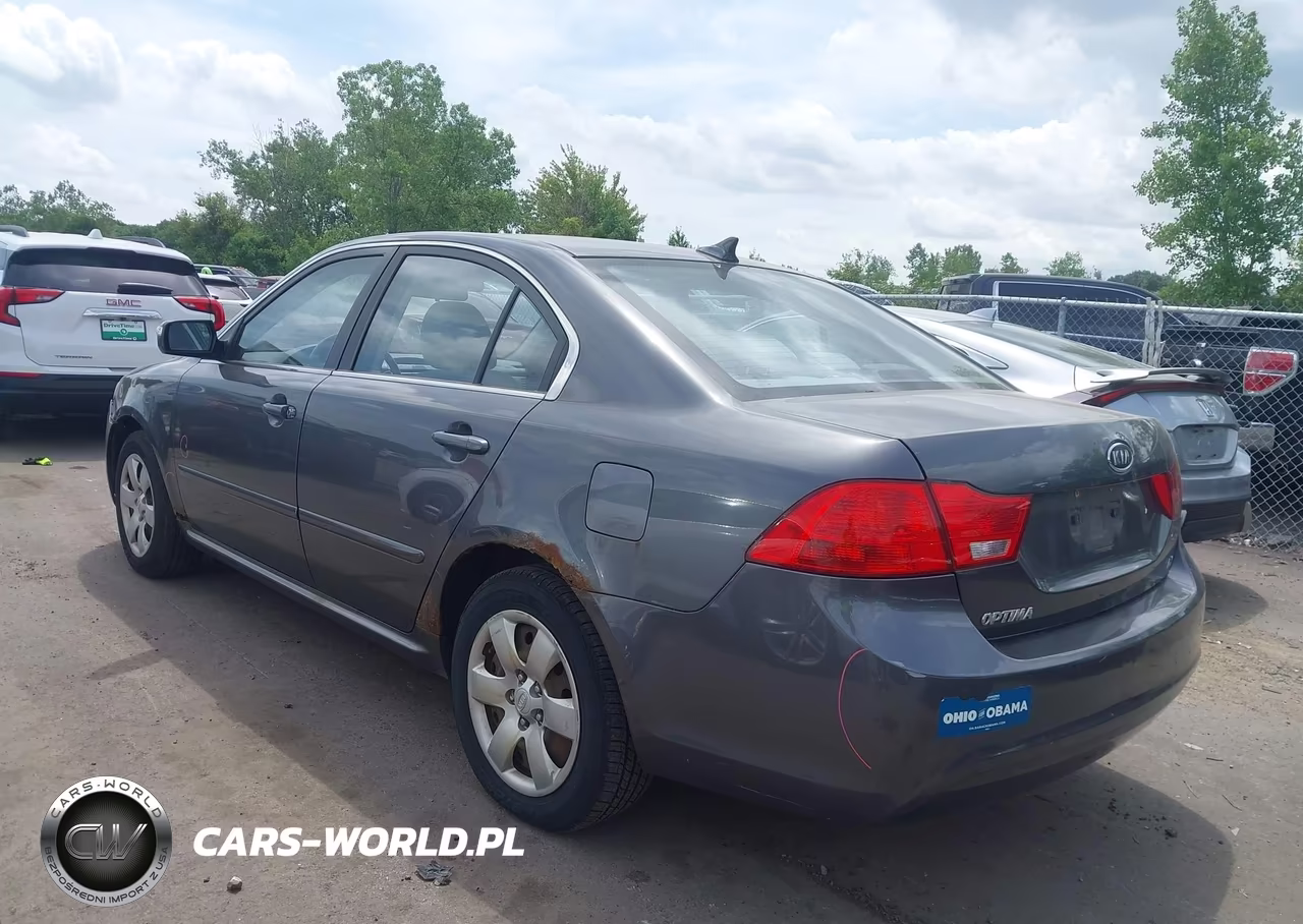 2009 Kia Optima Lx VIN:KNAGE228695352043 - 3
