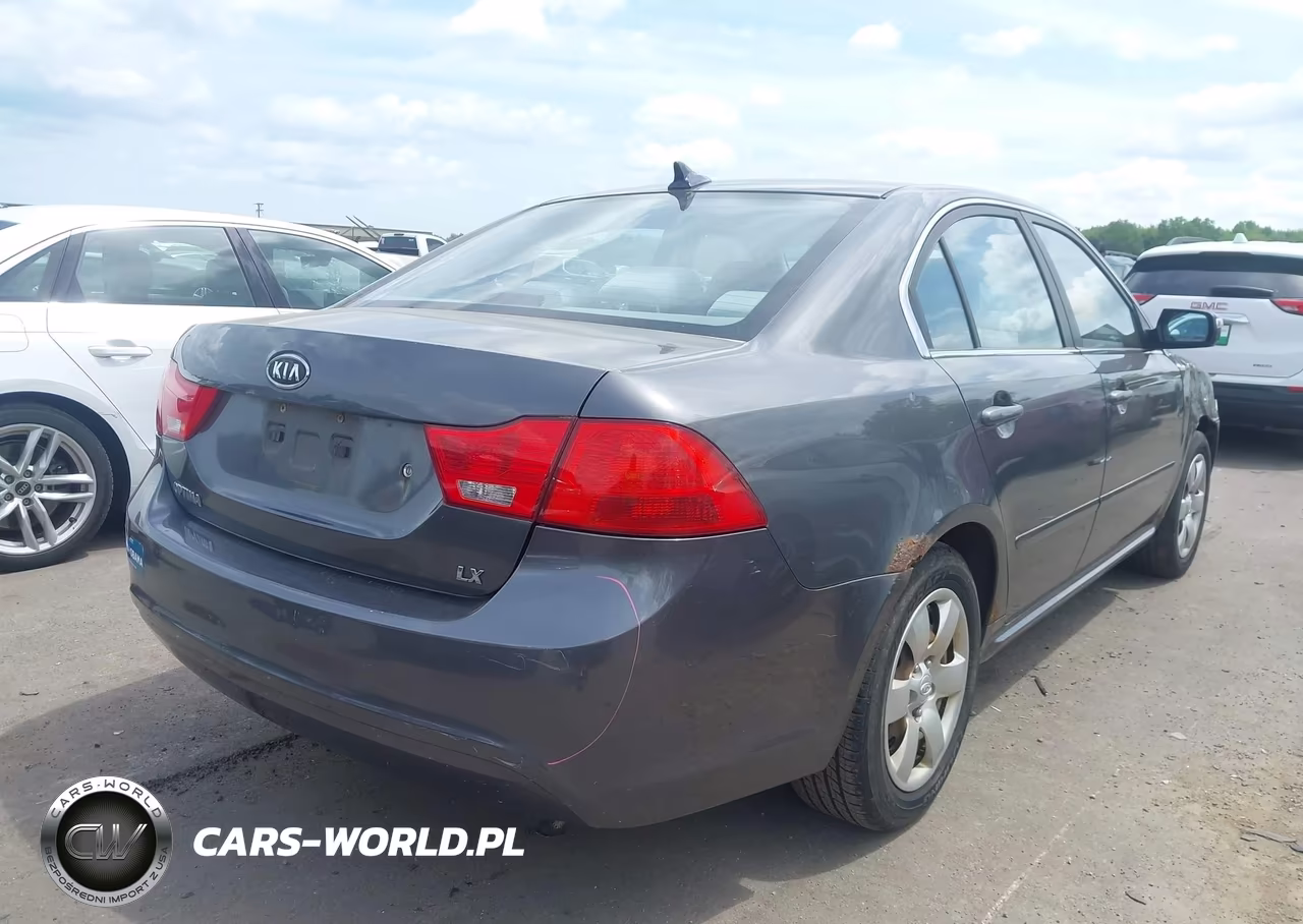 2009 Kia Optima Lx VIN:KNAGE228695352043 - 4