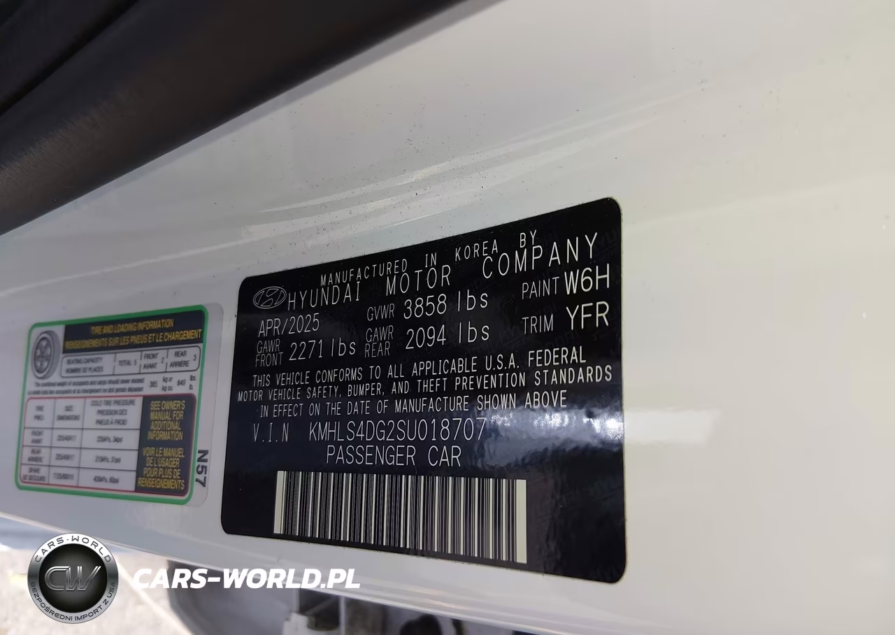 2025 Hyundai Elantra Sel Convenience VIN:KMHLS4DG2SU018707 - 9
