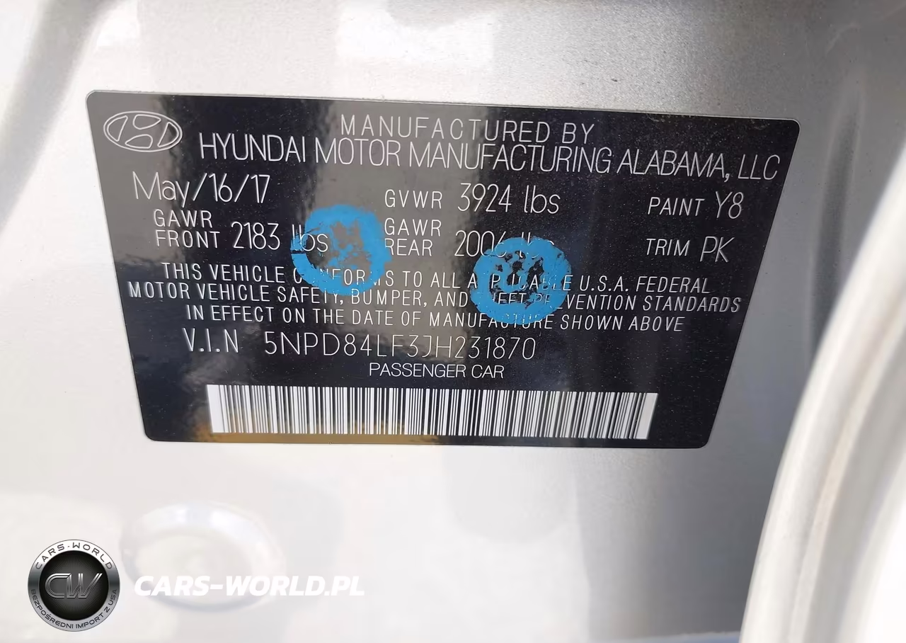 2018 Hyundai Elantra Sel VIN:5NPD84LF3JH231870 - 9