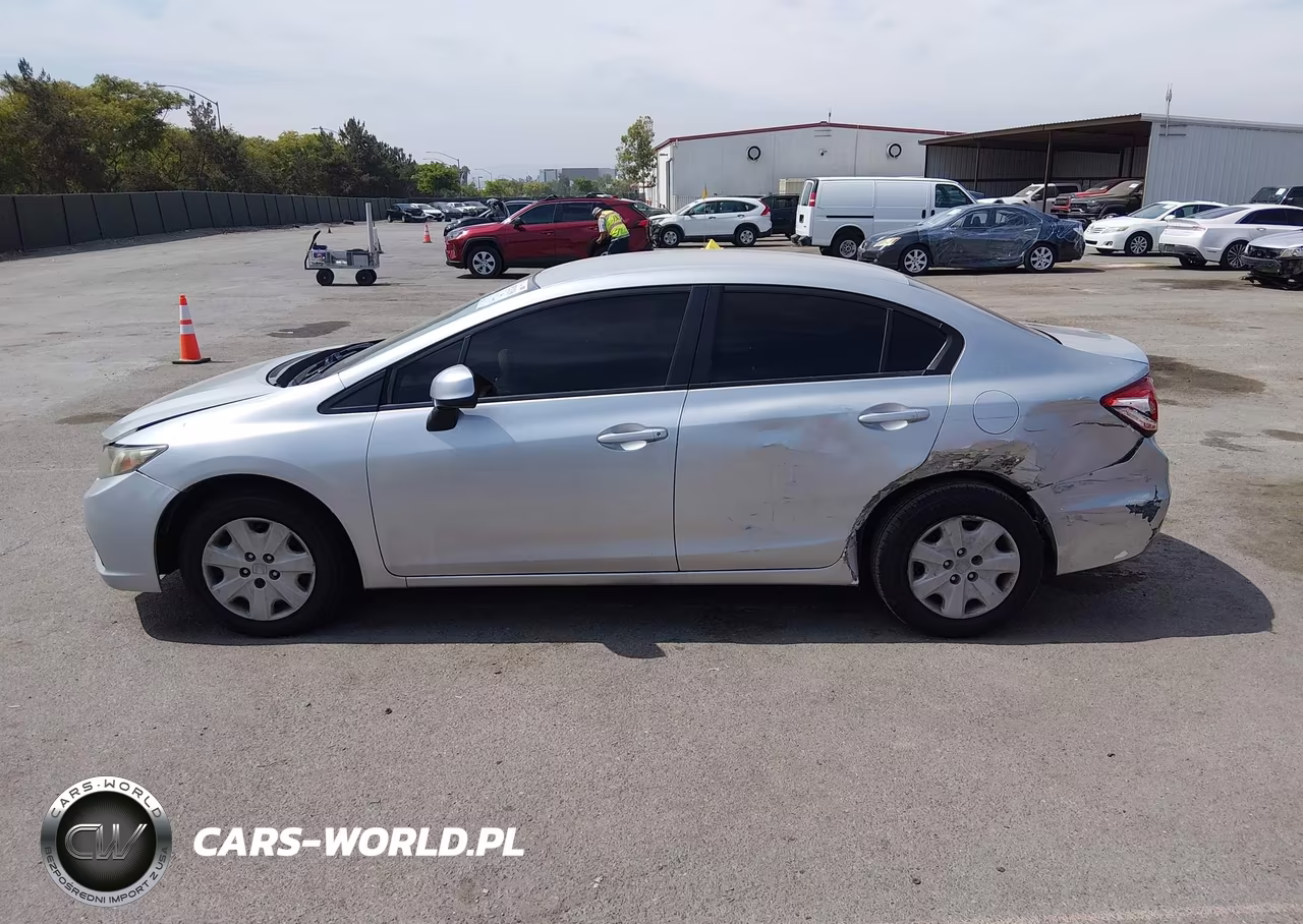 2013 Honda Civic Lx VIN:19XFB2F58DE240025 - 14