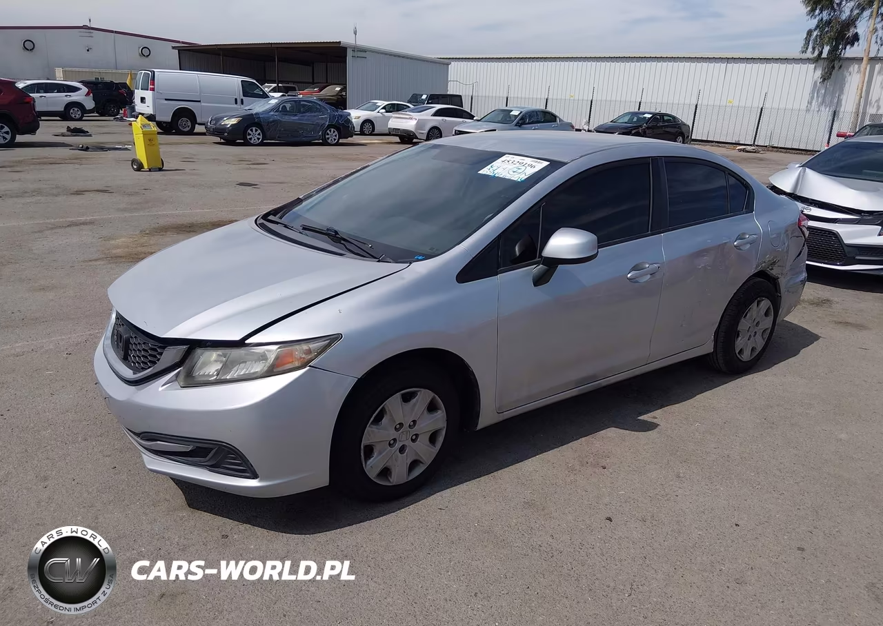 2013 Honda Civic Lx VIN:19XFB2F58DE240025 - 2