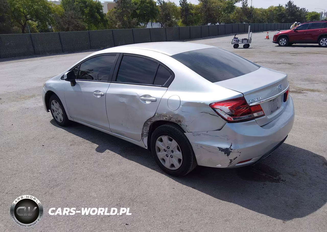 2013 Honda Civic Lx VIN:19XFB2F58DE240025 - 3