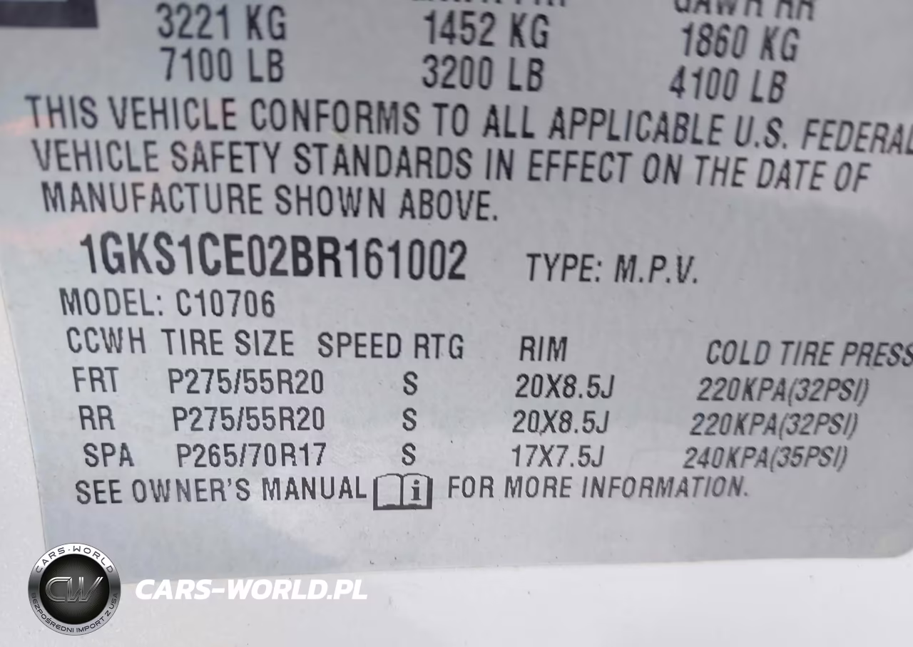 2011 GMC Yukon Slt VIN:1GKS1CE02BR161002 - 9