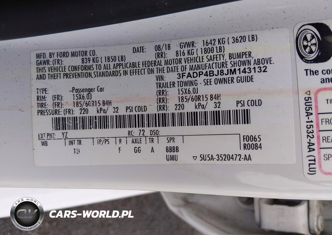 2018 Ford Fiesta Se VIN:3FADP4BJ8JM143132 - 9