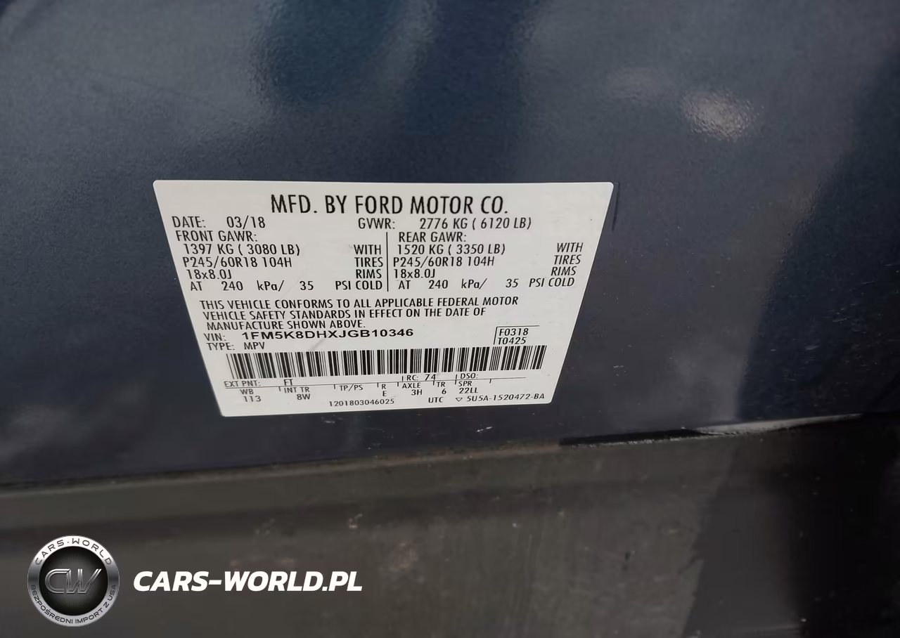 2018 Ford Explorer Xlt VIN:1FM5K8DHXJGB10346 - 9
